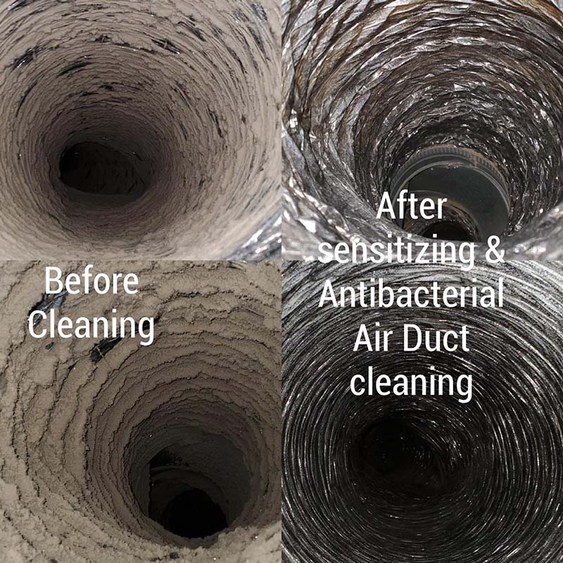 Vent cleaned to prevent **mold buildup** and improve safety in Florida